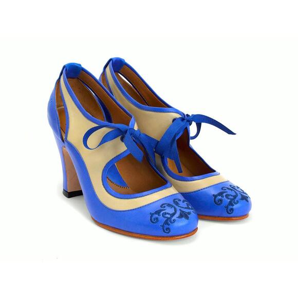 John Fluevog Shoes - John Fluevog Peru Revelation Pumps 1920s Gatsby Wedding 9.5